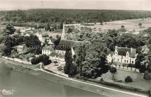 AK / Ansichtskarte Cour-sur-Loire BLOIS 41 Loir-et-Cher Loire Kirche Schloss Wald Flussufer