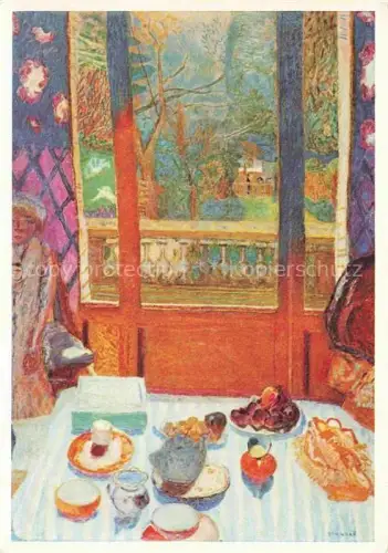 AK / Ansichtskarte BONNARD Pierre (1867-1947) Kuenstlerkarte Das Fruehstueckszimmer petit dejeuner