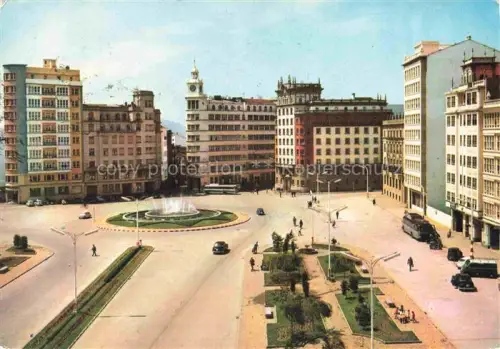 AK / Ansichtskarte El Ferrol del Caudillo A Coruna Galicia ES Plaza de Espana