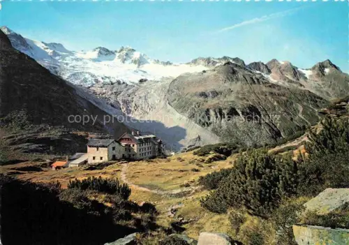 AK / Ansichtskarte Berlinerhuette Berliner-Huette 2040 Zillertal Tirol AT Berliner-Huette DAV-Sektion-Berlin Zemmgrund Zillertal Grosser-Moesele Schonbichler-Horn Greinerkamm Gletscher Hochalpin