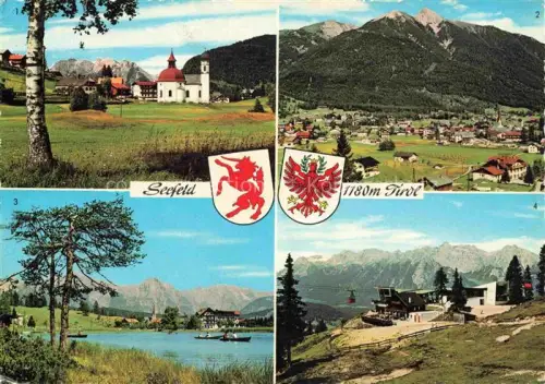 AK / Ansichtskarte SEEFELD Tirol AT Seekopelle Karwendel Reither-Spitze Wetterstein Rosshuette Seefelder-Joch-Bahn Zugspitze Wildsee