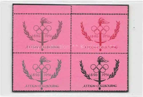 AK / Ansichtskarte Olympia  Olimpia Greece Athen Melbourng 