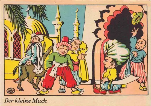 AK / Ansichtskarte Comic-Postkarte Bande Dessinee BD Fumetto-- Der kleine Muck