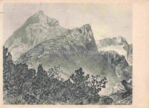 AK / Ansichtskarte WEIss Josef Kuenstlerkarte Alpspitze Zugspitze 