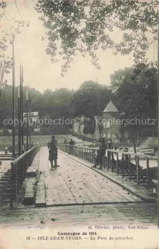AK / Ansichtskarte Isle-Adam Pontoise 95 Val-d Oise Le Pont de Peniches