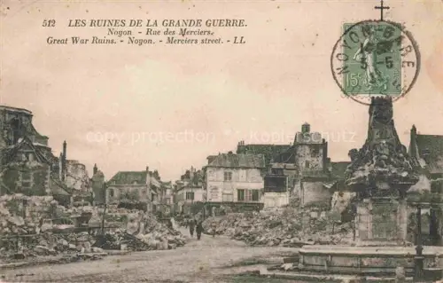 AK / Ansichtskarte Noyon Compiegne 60 Oise Rue des Merciers