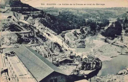AK / Ansichtskarte Eguzon-Chantome La Chatre 36 Indre La Vallee de la Creuse en aval du Barrage
