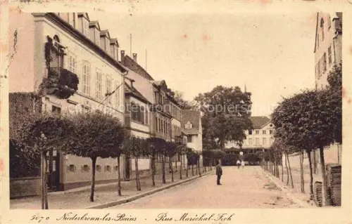 AK / Ansichtskarte Niederbronn-les-Bains Bad Niederbronn 67 Bas-Rhin Rue Marechal Foch