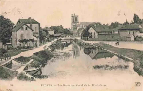 AK / Ansichtskarte TROYES 10 Aube Les Bords du Canal de la Haute Seine