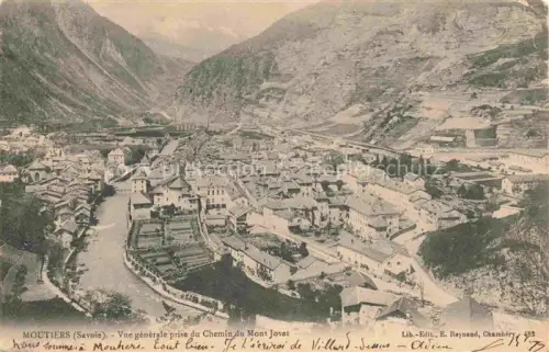 AK / Ansichtskarte Moutiers 73 d Albertville Vue generale prise du Chemin du Mont Jovet