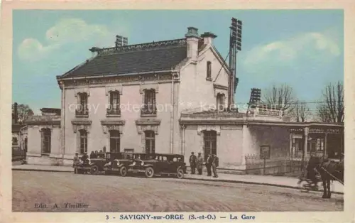 AK / Ansichtskarte Savigny-sur-Orge Palaiseau 91 Essonne La Gare