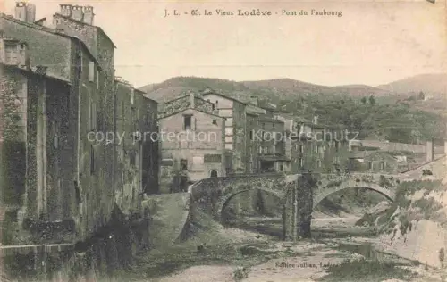 AK / Ansichtskarte LODEVE 34 Herault Le Vieux Pont du Faubourg