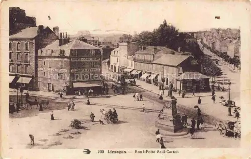 AK / Ansichtskarte LIMOGES 87 Haute-Vienne Rond Point Sadi Carnot