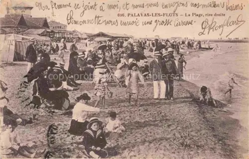AK / Ansichtskarte PALAVAS-LES-FLOTS 34 La Plage rive droite