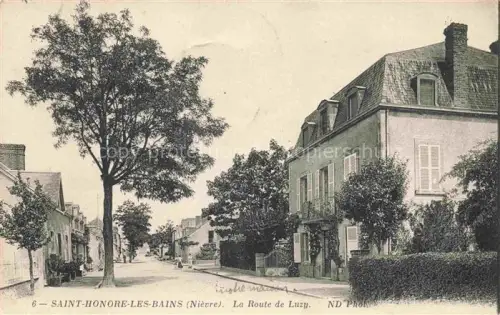 AK / Ansichtskarte Saint-Honore-les-Bains La Route de Luzy