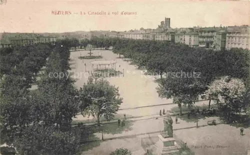 AK / Ansichtskarte BEZIERS 34 Herault La Citadelle a vol d'oiseau