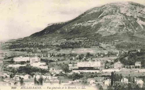 AK / Ansichtskarte AIX-LES-BAINS Chambery 73 Savoie Revard Berge Stadtpanorama Hotels Baeume Wohnhaeuser