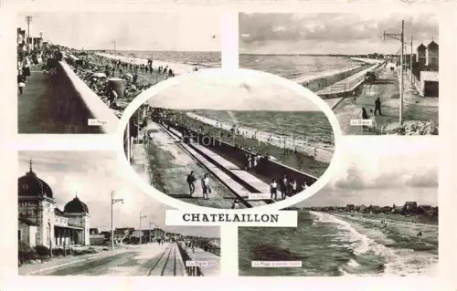 AK / Ansichtskarte CHATELAILLON-Plage LA ROCHELLE 17 Charente-Maritime Plage Digue Casino Meer Strandpromenade Kueste Mehrbildkarte
