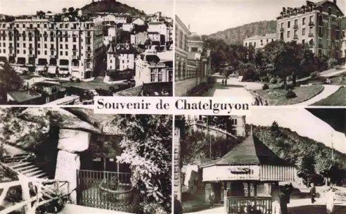 AK / Ansichtskarte Chatelguyon Chatel-Guyon 63 Puy-de-Dome Kurort Grotte Park Hotel Pavillon Mehrbildkarte Stadtansicht