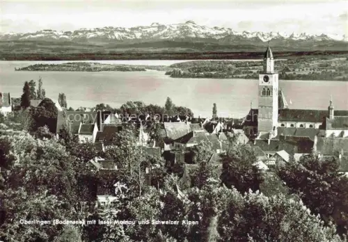 AK / Ansichtskarte Goldbach ueberlingen Bodensee Insel-Mainau Schweizer-Alpen Stadtpanorama Muenster Kneippheilbad