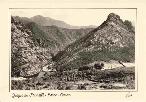 AK / Ansichtskarte Ocana Ajaccio 2A Corse-du-Sud Gorges-du-Prunelli Barrage-d Ocana Schlucht Fluss Berge Felsen Wald