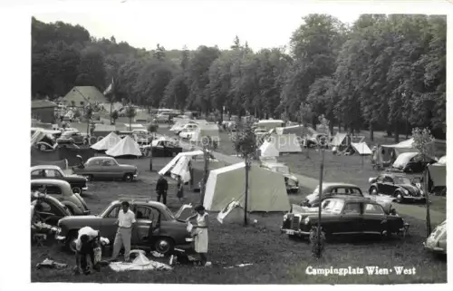 AK / Ansichtskarte WIEN AT Campingplatz Wien West