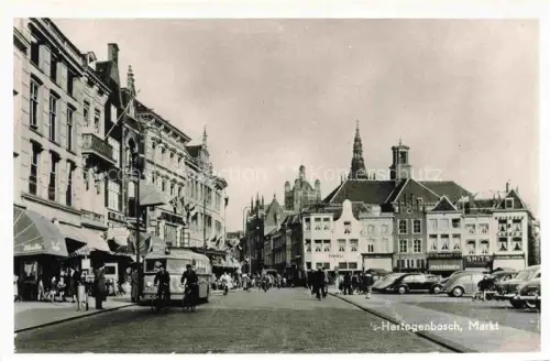 AK / Ansichtskarte S-HERTOGENBOSCH Herzogenbusch NL Markt