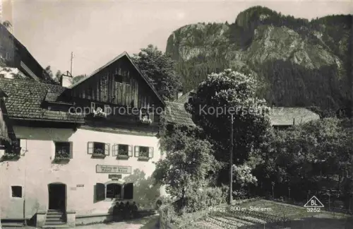 AK / Ansichtskarte Puergg-Trautenfels Grimming Steiermark AT Gasthaus Adam