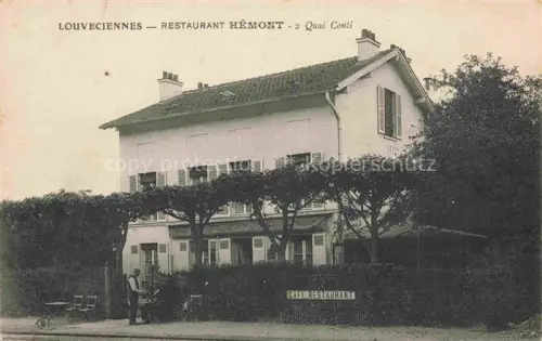 AK / Ansichtskarte Louveciennes Saint-Germain-en-Laye 78 Yvelines Restaurant Hemont Quai Conti