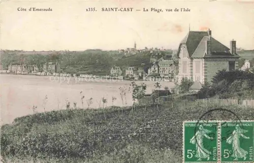 AK / Ansichtskarte Saint-Cast-Plages DINAN 22 Cotes-d Armor La Plage vue de l'Isle