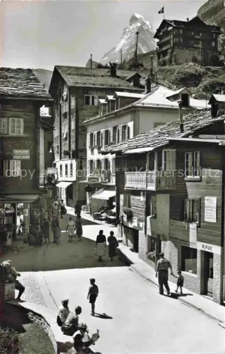 AK / Ansichtskarte ZERMATT VS Dorfstrasse Matterhornblick