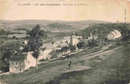 AK / Ansichtskarte Les Chaldettes La Chaldette Brion Mende 48 Lozere Panorama vu du Levant