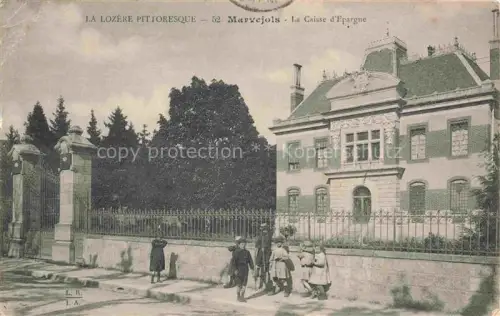 AK / Ansichtskarte Marvejols MENDE 48 Lozere La Caisse d'Epargne