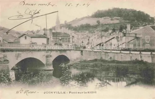 AK / Ansichtskarte Joinville Saint-Dizier 52 Haute-Marne Pont sur la Marne