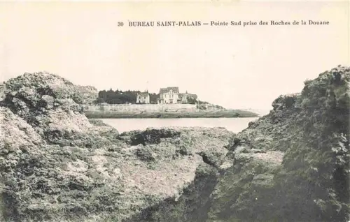 AK / Ansichtskarte SAINT-PALAIS-SUR-MER Rochefort 17 Charente-Maritime Pointe-Sud Roches-de-la-Douane Kueste Felsen Haeuser Meer Landzunge