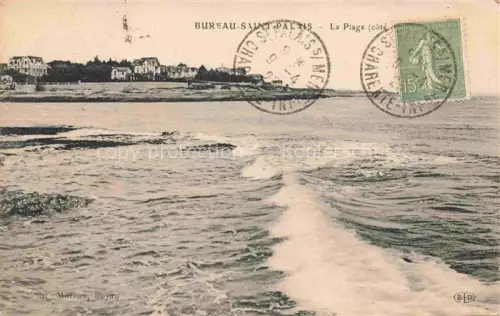 AK / Ansichtskarte SAINT-PALAIS-SUR-MER Rochefort 17 Charente-Maritime La-Plage Kueste Meer Wellen Villen Semeuse