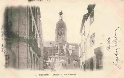 AK / Ansichtskarte BEAUNE 21 Cote-d Or Abside Notre-Dame Kirchturm Gasse Haeuser Romanik Kuppel
