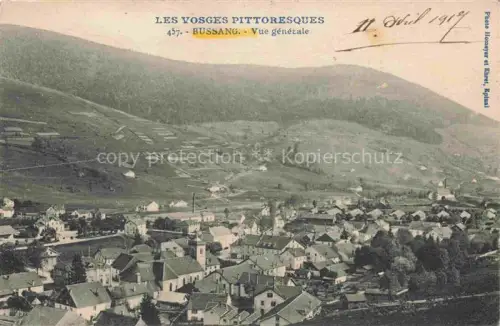 AK / Ansichtskarte Bussang Epinal 88 Vosges Vosges-Pittoresques Stadtpanorama Berge Daecher Kirche Tal Felder