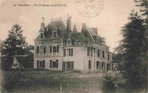 AK / Ansichtskarte St-Jean-sur-Mayenne LAVAL 53 Mayenne La-Girardière Herrenhaus Château Park Baeume Mansarddach Landhaus
