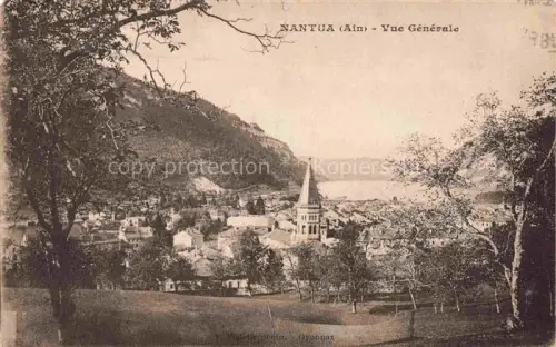AK / Ansichtskarte Nantua 01 Ain Kirchturm See Stadtansicht Klippen Daecher Baeume Talkessel