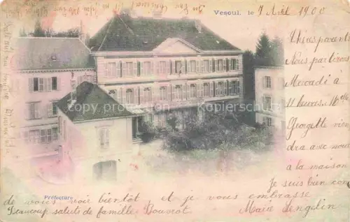 AK / Ansichtskarte Vesoul 70 Haute Saone Préfecture Verwaltungsgebaeude Park Baeume handkoloriert