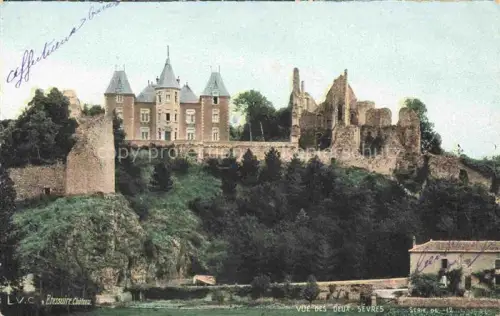 AK / Ansichtskarte BREssUIRE 79 Deux-Sevres Château Ruinen Schlossberg Tuerme Mauerwerk Baeume Huegel