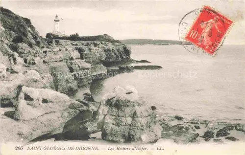 AK / Ansichtskarte Saint-Georges-de-Didonne ROYAN 17 Charente-Maritime Rochers-d Enfer Felsen Leuchtturm Kueste Atlantik Klippen