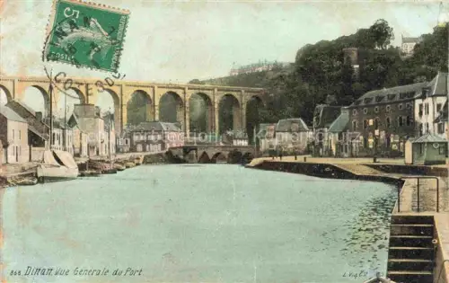 AK / Ansichtskarte DINAN 22 Cotes-d Armor Vue générale du port et le viaduc