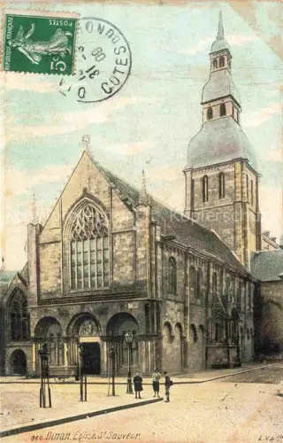 AK / Ansichtskarte DINAN 22 Cotes-d Armor Eglise St. Sauveur