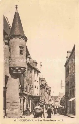 AK / Ansichtskarte GUINGAMP 22 Cotes-d Armor Rue Notre Dame