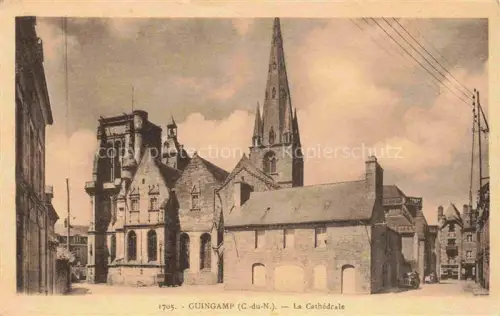 AK / Ansichtskarte GUINGAMP 22 Cotes-d Armor La Cathédrale