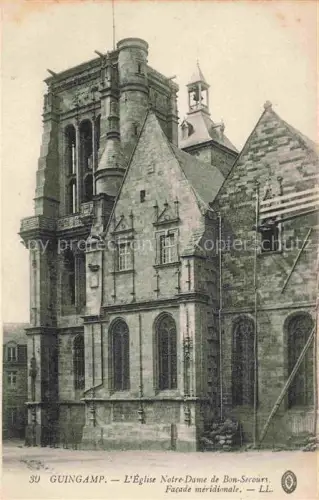 AK / Ansichtskarte GUINGAMP 22 Cotes-d Armor Eglise Notre Dame de Bon-Secours facade méridionale