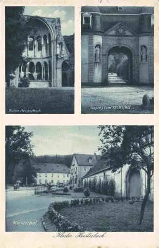 AK / Ansichtskarte Oberdollendorf Kloster-Heisterbach Ruine-Heisterbach Siebengebirge Klosterhof Eingang Kirchenruine Gotik Mehrbildkarte