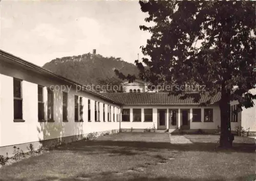 AK / Ansichtskarte Berkum Mehlem Bonn NRW Deutsches-Rotes-Kreuz Bundesschule Rhein Huegel Burgruine Garten Schule